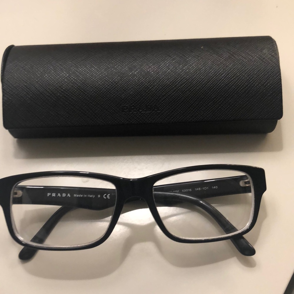 100% Authentic Black Prada Glasses